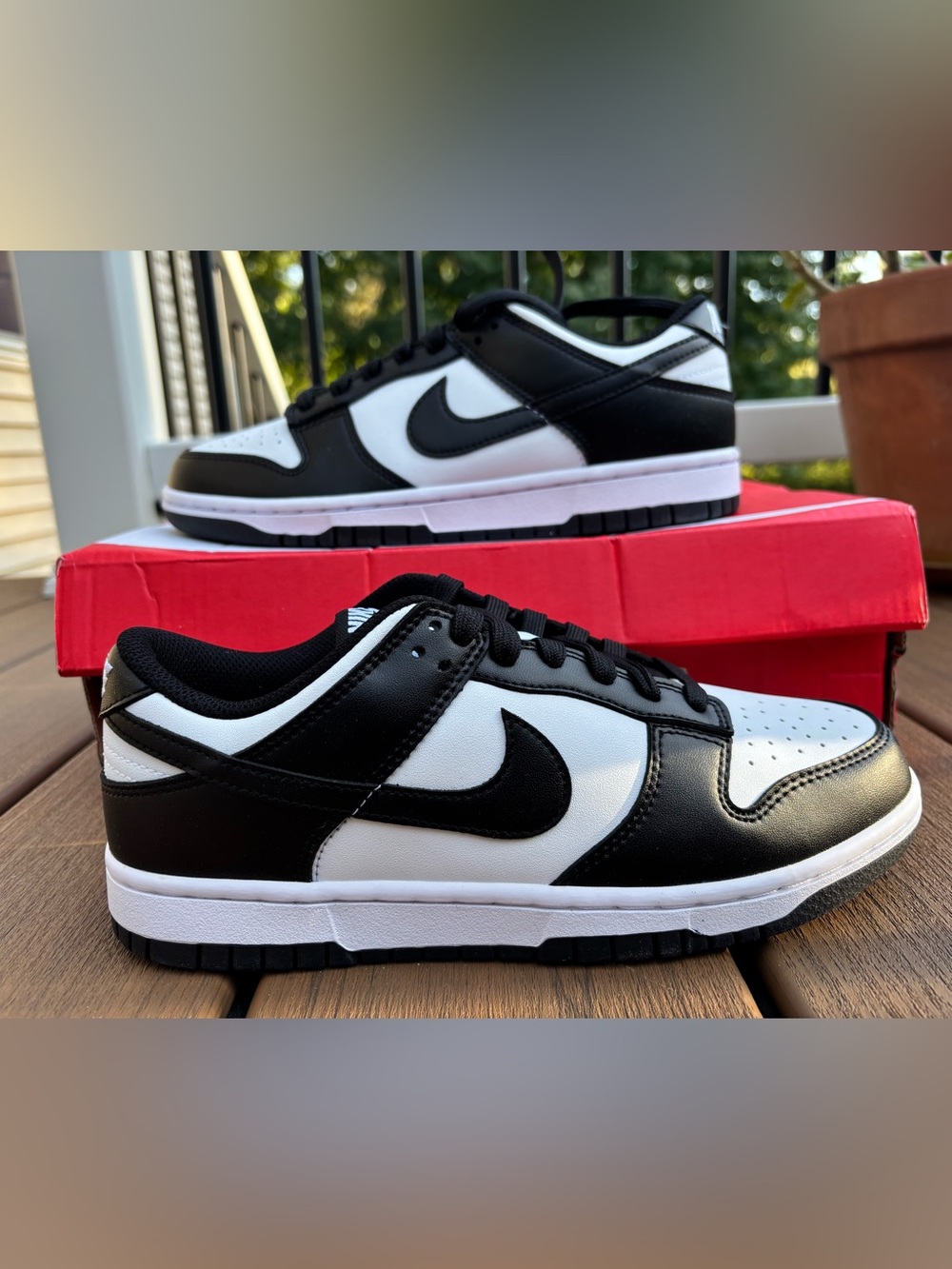 Nike dunk pandas. Brand new. Women’s 8